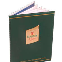 Speisekartenmappe bedrucken